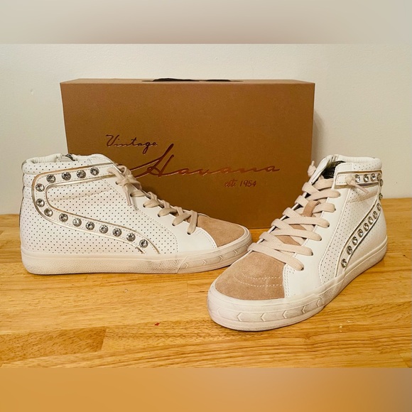 Vintage Havana NEW Excel High Top Sneaker Women Size 7.5 - Picture 4 of 4